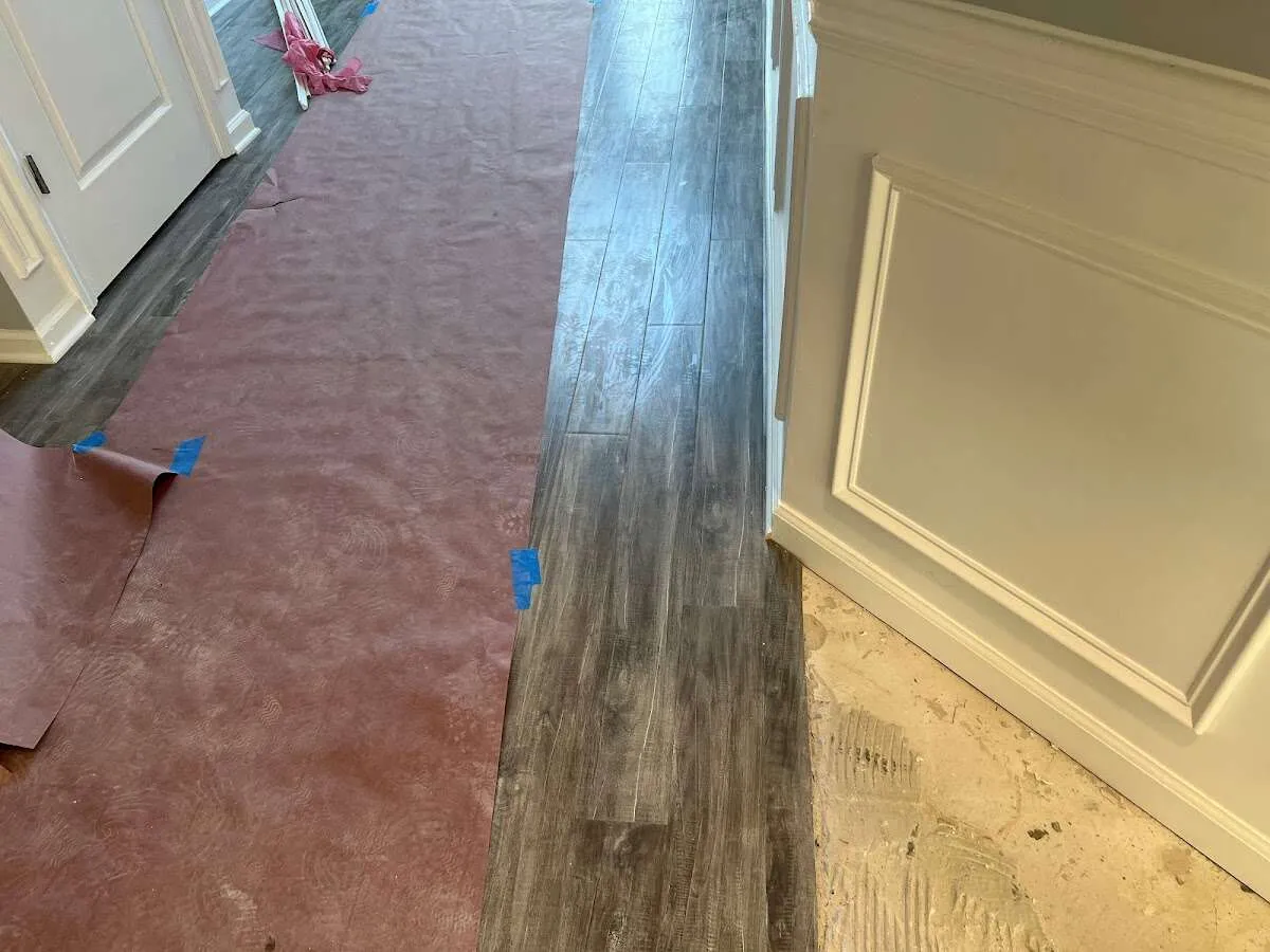 Completed marble shower restoration in Savoy